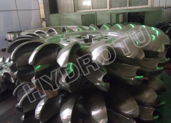 Pelton Turbine Runner / Pelton Wheel with Forge + CNC Machine for Power 1MW - 20MW