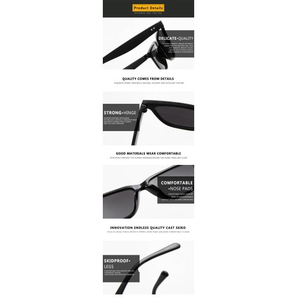 BSCI 146MM Vintage Colored Hot Sale Sunglasses UV400