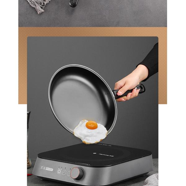 Wholesale TOP Seller 9-Inch Cooking Pot Non Stick Fry Pan Cookware Cast Iron Frying Pans With Anti-Heat Handle