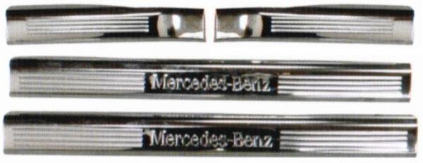 Plaques de seuil de porte latérale durables intérieure et extérieure pour Mercedes-Benz GLK 2008 - 2012