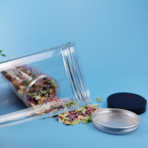 78mm FDA Tested Screw Flower Tea Plastic Food Jars