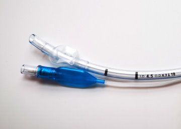 Tubos nasais endotraqueais de 4,5 mm com punho com raios-X azuis