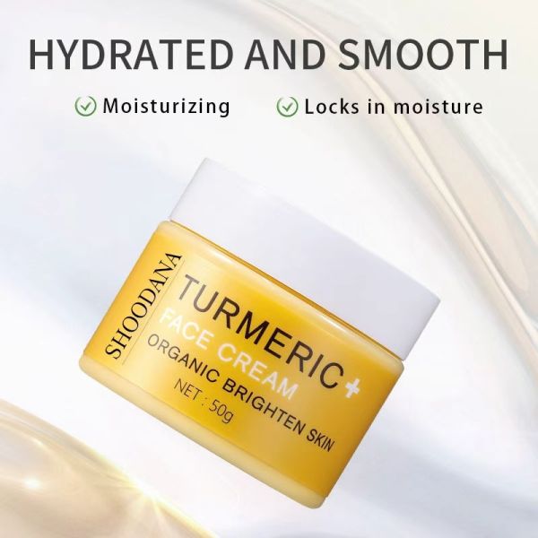 Turmeric Face Cream & Lotion Moisturizing and Repairing Skincare Product Custom Contract Manufacturing