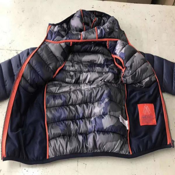 100% Polyester Lining Children's Winter Clothes Long Padded Down Coat