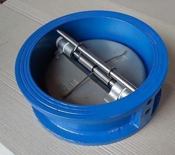 H76 Dual Disc Check Valve , Flanged Swing Check Valve Normal Pressure