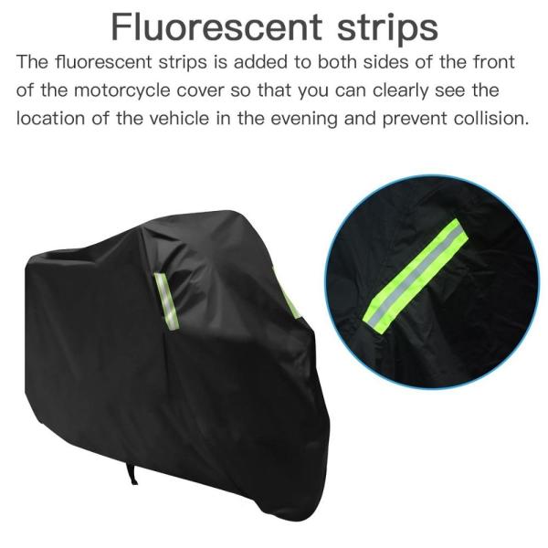 Rsi Waterproof Motorcycle Cover , Outdoor Bike Cover Wind Resistant