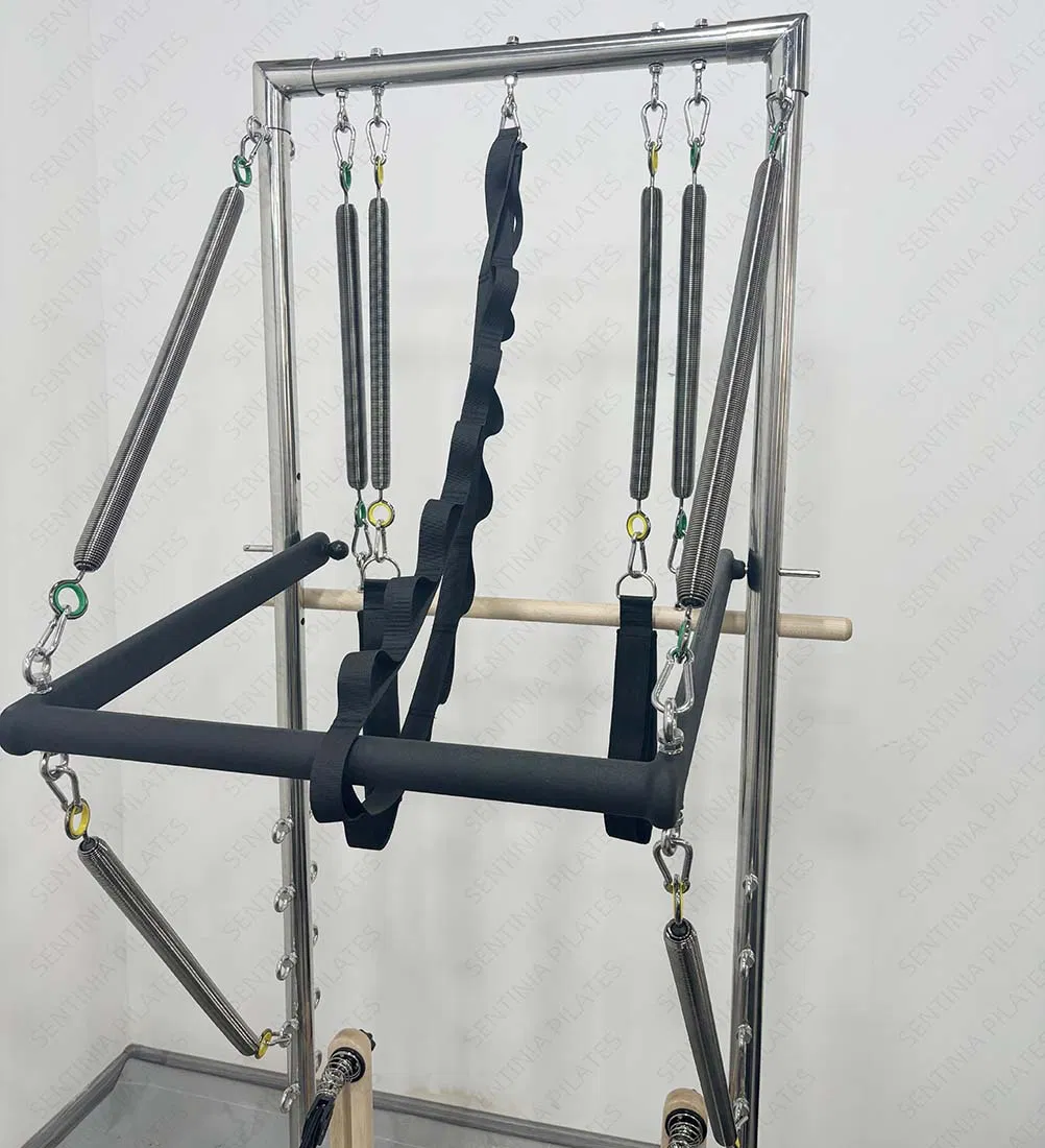 Maple Wood Power Pilates Tower Machine Reformer Machine Adjustable Springs