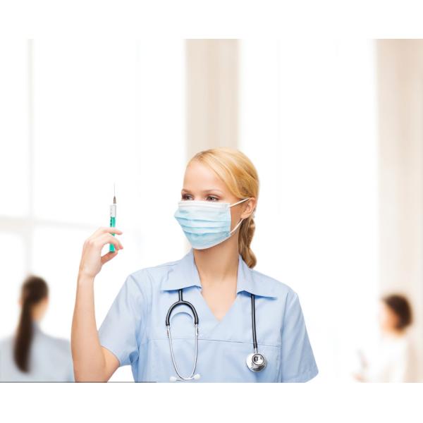 Disposable Hypoallergenic Civilian 3 Ply Non Woven Face Mask