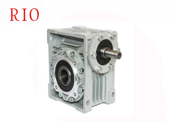 Axial Entry Aluminum Worm Gear Reducer NRV63 Rapid Heat Dissipation less noise