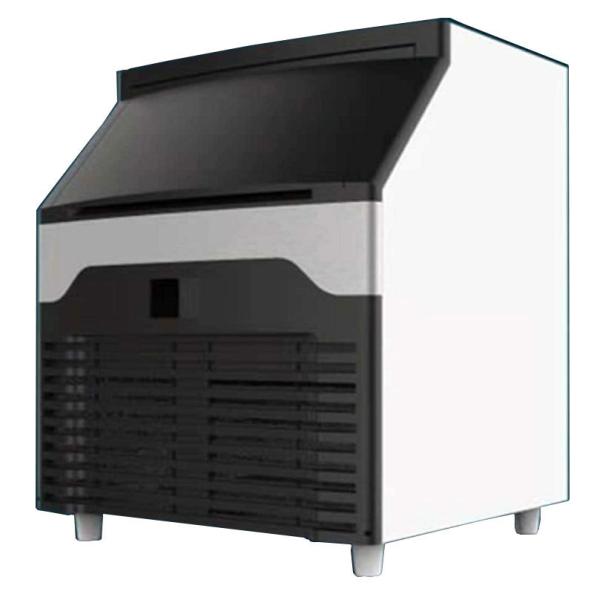 220V Stainless Steel Air-cooled Ice Maker Machine 120kg Commercial Cube Ice Machine for Your Barbecue Restaurant
