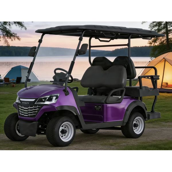 EcoGlide Pro Elegant 4 Seats Golf Cart Stylish Exterior Design Resort Hotel Shuttle Service