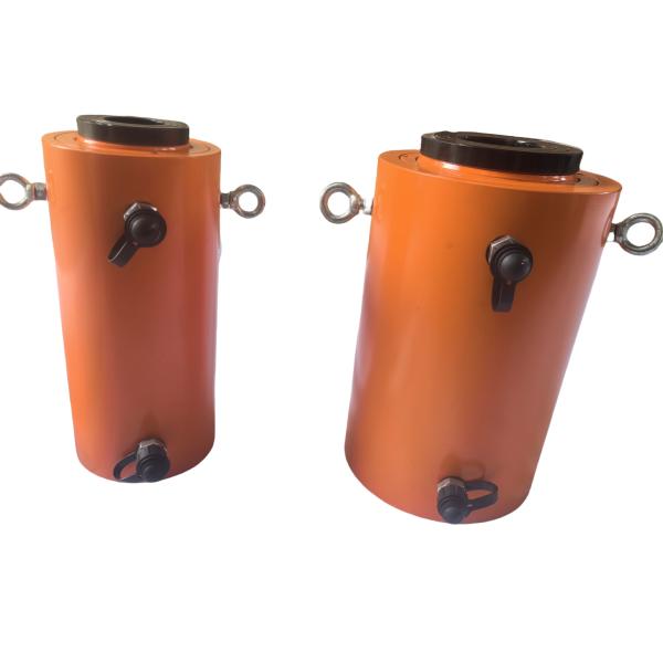 Vérin hydraulique 60T 100T à simple effet en acier