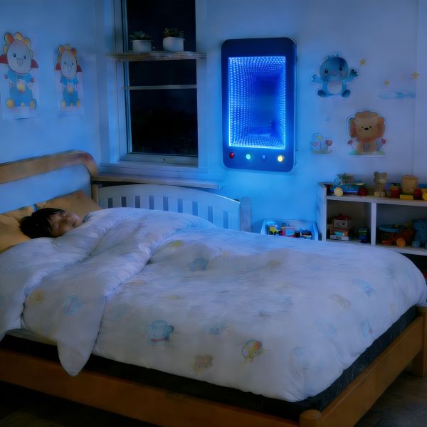 Interactive LED Infinity Wall Panel – Sensory Light Toy for Autism, Self-Regulation & Visual Stimulation