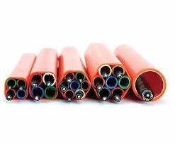 Flexible Sheath Hdpe Conduit Pipe Dust Proof For Fiber Optical Cable Blowing