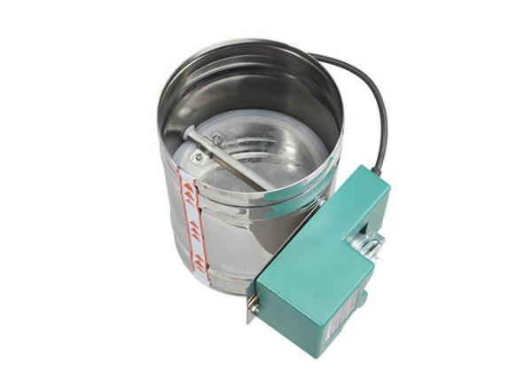 Powder Coat Duct Zone Dampers Stainless Steel / Galvanized Sheet With Seal Ring