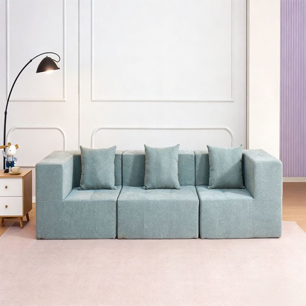 Vacuum Pack Sectional Couches Luxury Living Room White Cloud Sofa Modular Compressed Sofa Set Furniture