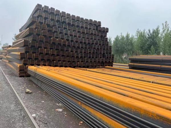 SY295 SY390 U / Z Type Used Steel Concrete Sheet Pile Hot Rolled Larsen