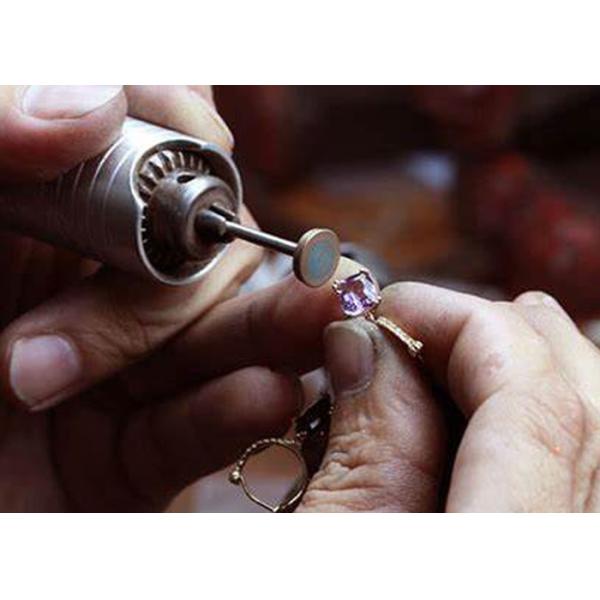 Реальный диаманта Dia 1.6-1.7mm 0.61ct округлой формы кольца ювелирных изделий держателя Semi