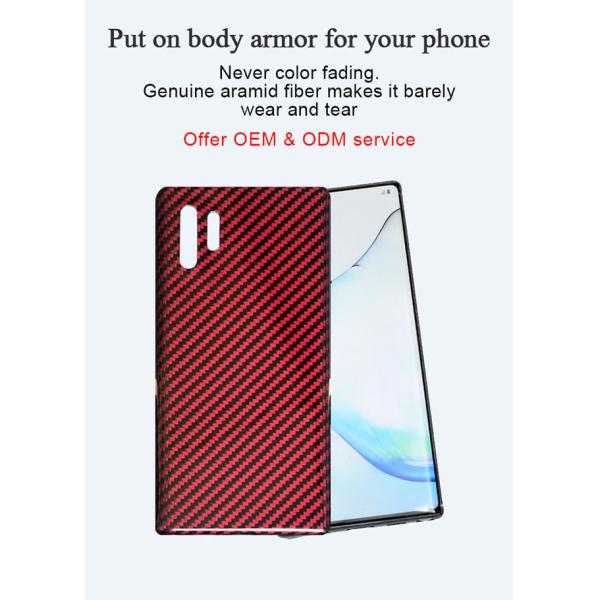 Волокно Самсунг Арамид ОЭМ облегченное покрывает для примечания 10+ Самсунг