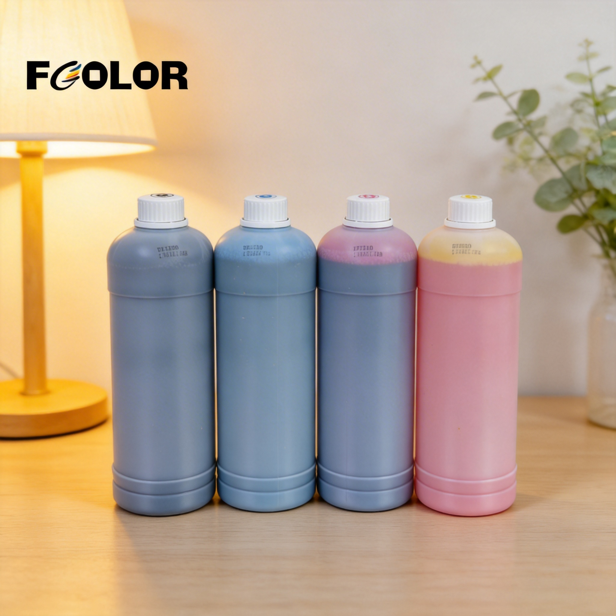 FCOLOR Dye Ink 1000ml Bottle for Designjet 5000 5800 HP 5500  Printer 6 Colors Water Based Refill Factory Direct