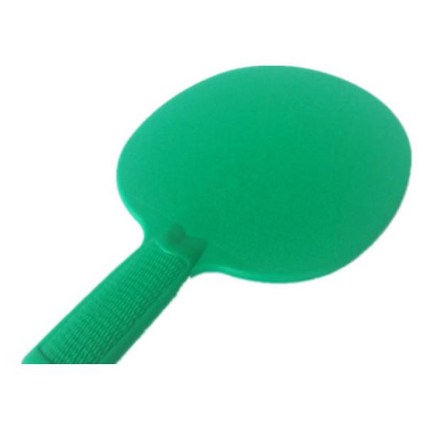 Green Outdoor Table Tennis Racket Plastic Weather Shock Resistant For Children Practice Training
