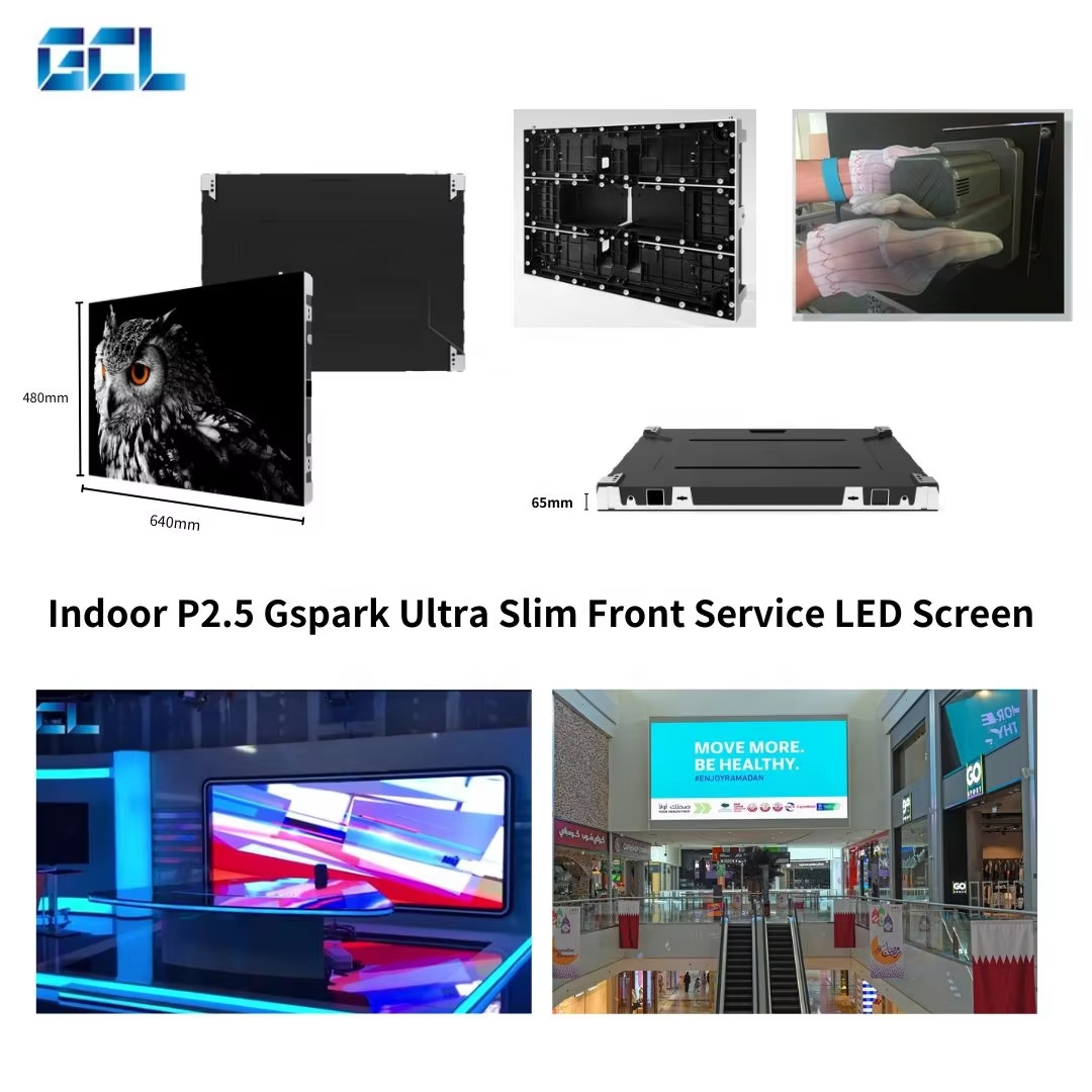Mur vidéo LED série Gspark avec balayage 1/16 SMD1515 SMD2020 et méthode d'entraînement 8S pour affichage LED fixe intérieur haute définition