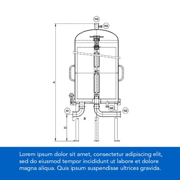 Fluxo alto Lenticular do alojamento de filtro do cartucho de 5 mícrons multi para o vinho