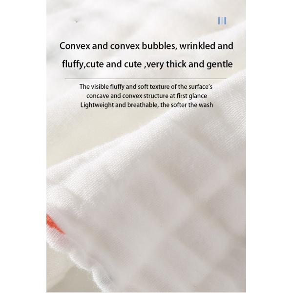Cotton gauze baby bath towel newborn blanket cover suitable for any season's baby blanket cover