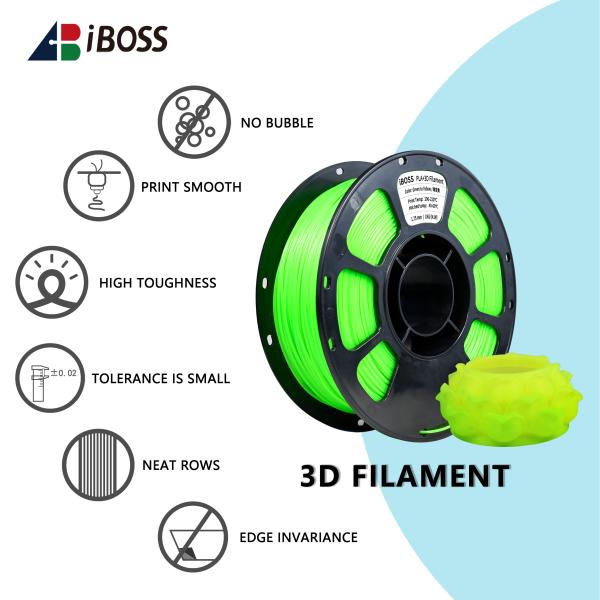PLA+フィラメント 温度変色 1.75mm 緑から黄色 FDM成形技術 3Dプリンティングフィラメント