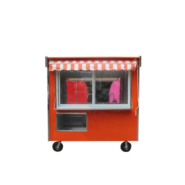 Fully Equipped Kitchen Chinese Food Mobile Cart Customized for Vending Snack Function