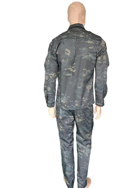 Poly Cotton Lightweight Uniform Set Night Pattern Camo Jacket and Trousers Waterproof Breathable Military Uniform Clothing For Soldiers