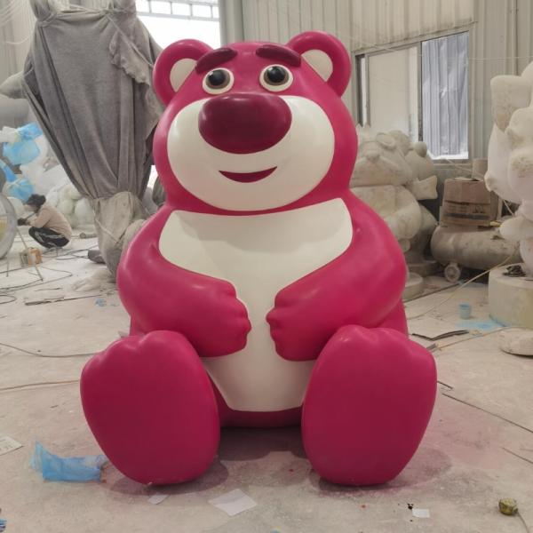 Artecho Resin Bear Sculpture Art Craft  Bear Figure For Fluid Painting,  Tall Frosted Surface DIY Fluid Bear