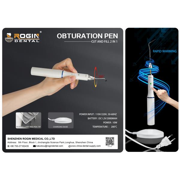 Obturation Pen Portable Dental Equipment Cut et compléter 2 1 conception