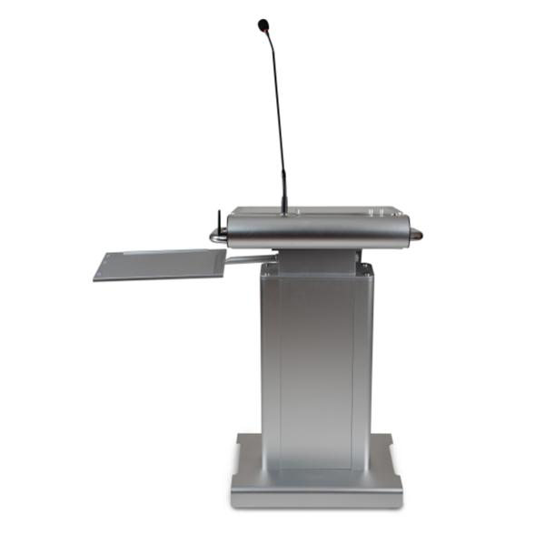 Microphone sans fil Lectern Smart Podium numérique intégré avec écran avant de 23,8 pouces