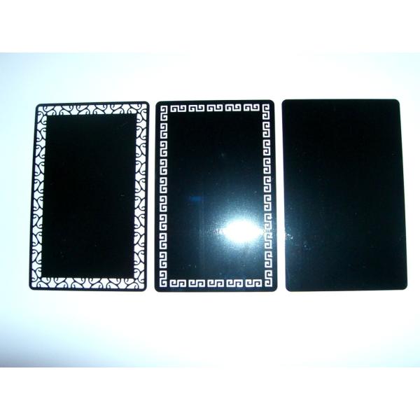 Durable Black Sublimation Business Card Blanks , Modern Unique Business Cards