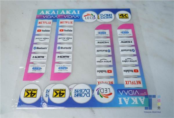 Weather Resistance Electronic Product Sticker