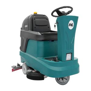 MZL Battery Double Side Brush Ride on Floor Scrubber Machine Manufacturer Large Area