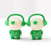 2,0 3,0 certification de FCC de mémoire complète de la mémoire flash USB 16G 64G de bande dessinée de PVC
