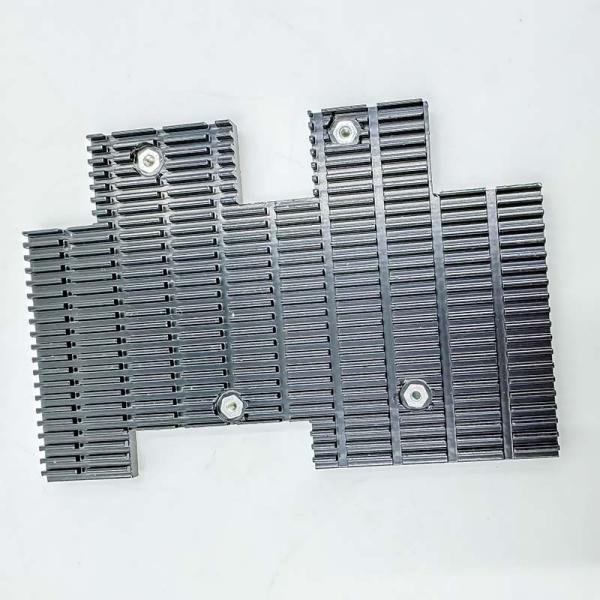 Custom Aluminum Alloy Heat Sink 3240 11mm Oxidized Black Electronic Chip Heat Sink