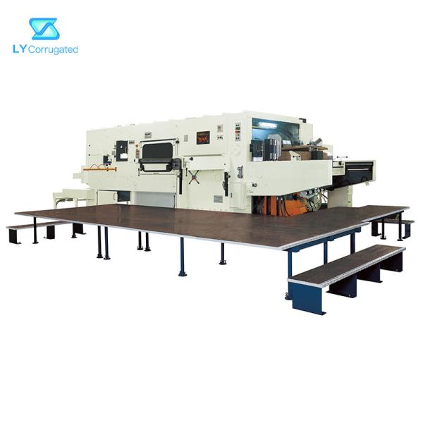 34KW Carton Box Machine , 1120X1620mm Flatbed Die Cutting Machine