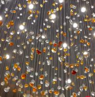 Des lampes de restaurant minimalistes modernes Designer Modèle de salle d'éclairage Villa Grands lustres en verre