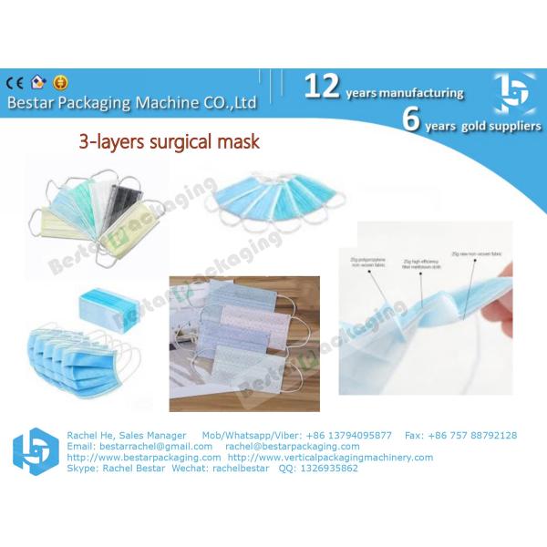 Melt-blown fabric mask making machine, earloop mask making machine