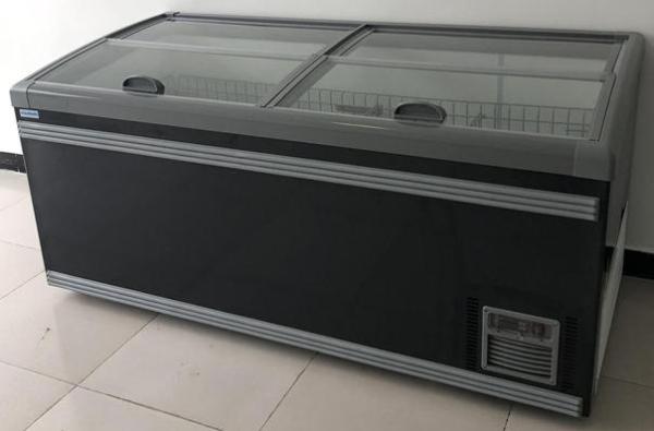 Big Sliding Glass Door Combi Freezer,Island freezer,display freezer,deep freezer,commercial freezer for Supermarket