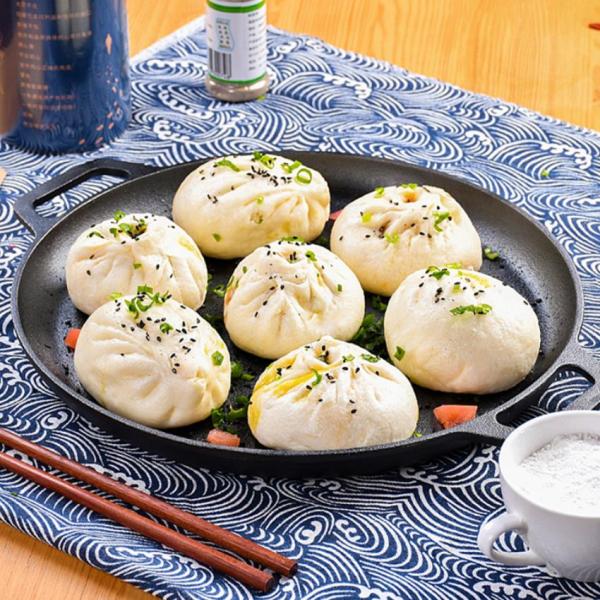 На открытом воздухе располагаясь лагерем литое железо материала металла плиты 30cm барбекю реверзибельное