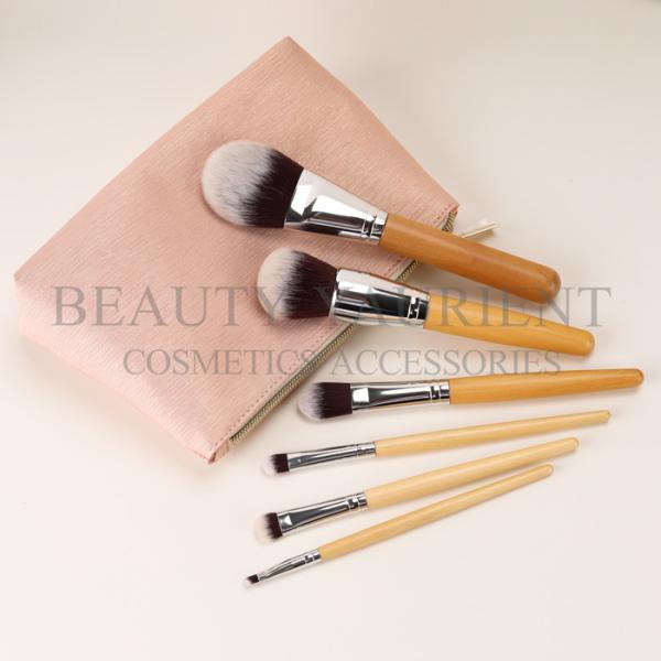 Professional PBT Hair Face Makeup Brush Set 6pcs Customized Bristle