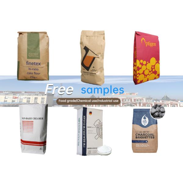 poudre de petit lait déminéralisée par sacs en papier de 15kg 20kg 25kg Multiwall Papier d'emballage