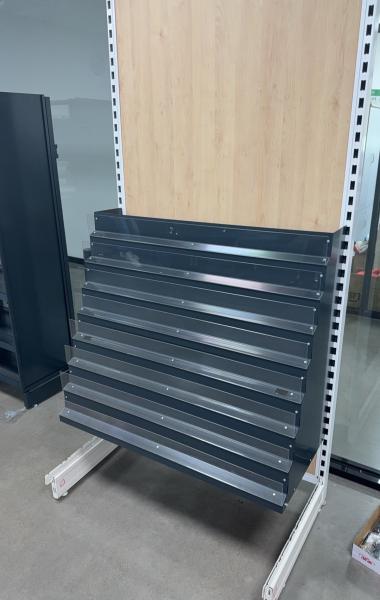 Powder Coated Greeting Car Bay- 8 Tier