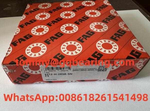 Steel Sheet Metal Cage FAG 6312-H-2RSR-SN-C3 Deep Groove Ball Bearing 60x130x31mm