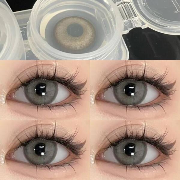 Aoki Light Camel Monthly Colored Contact Lenses Hydrogel With UV Protection