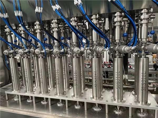 Nパック 自動 100ml-5000ml ピストンポンプ 日用 化学 充填ライン 瓶用 ソリューション